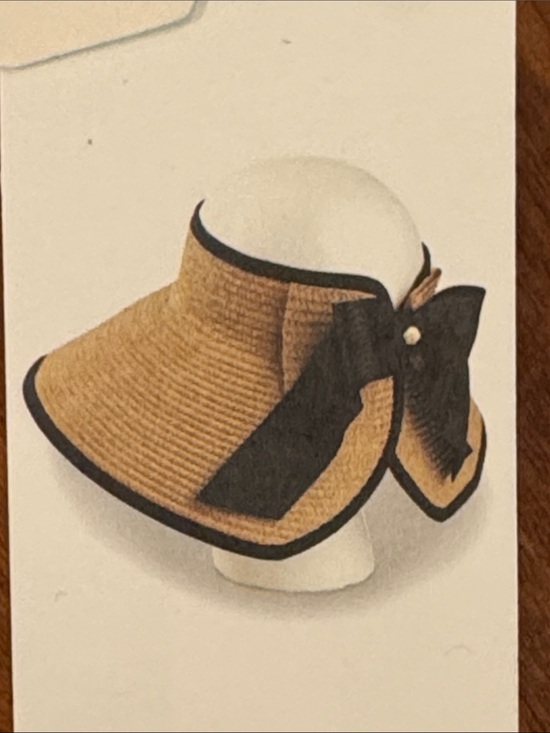Mud Pie Accessories - NWT Mud Pie Carlyle Packable Sun Visor Straw Hat Navy Anchor Travel Roll Up NEW